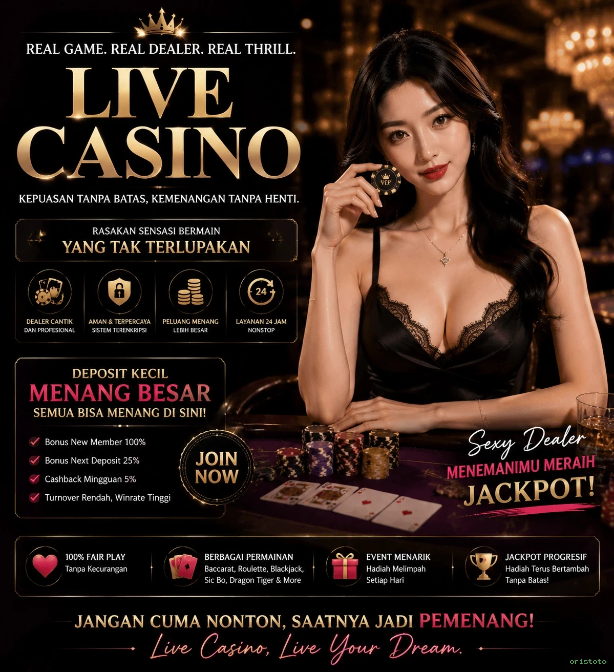 Ikon aplikasi oristoto resmi